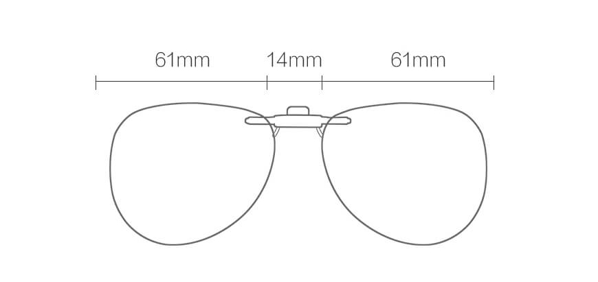 Mắt kính mát kẹp Xiaomi TS SM102-0220