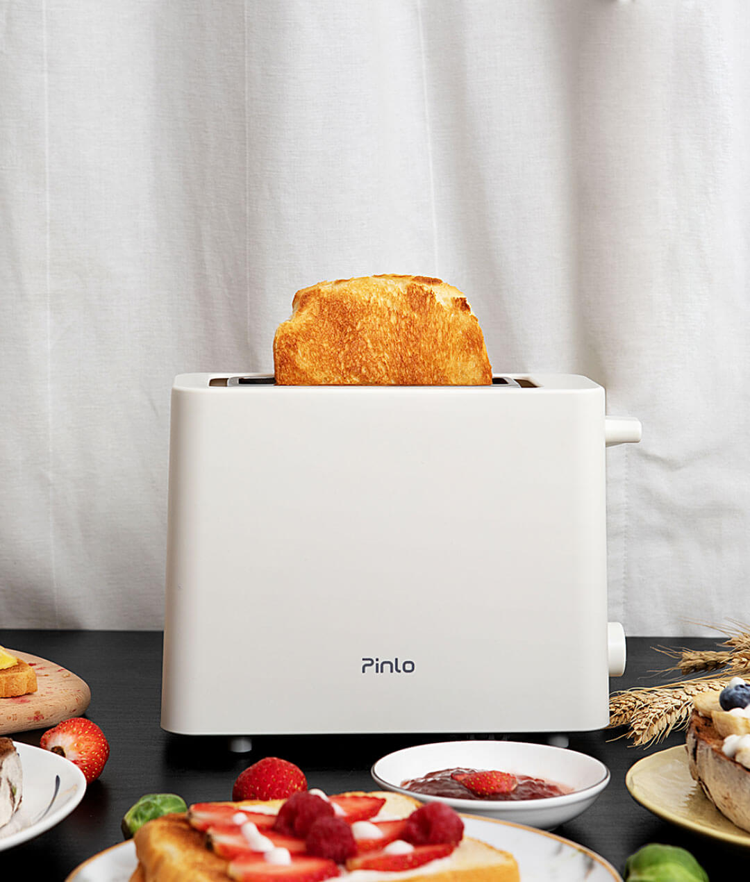 Máy nướng bánh mì đa năng mini Pinlo PL-T050W1H