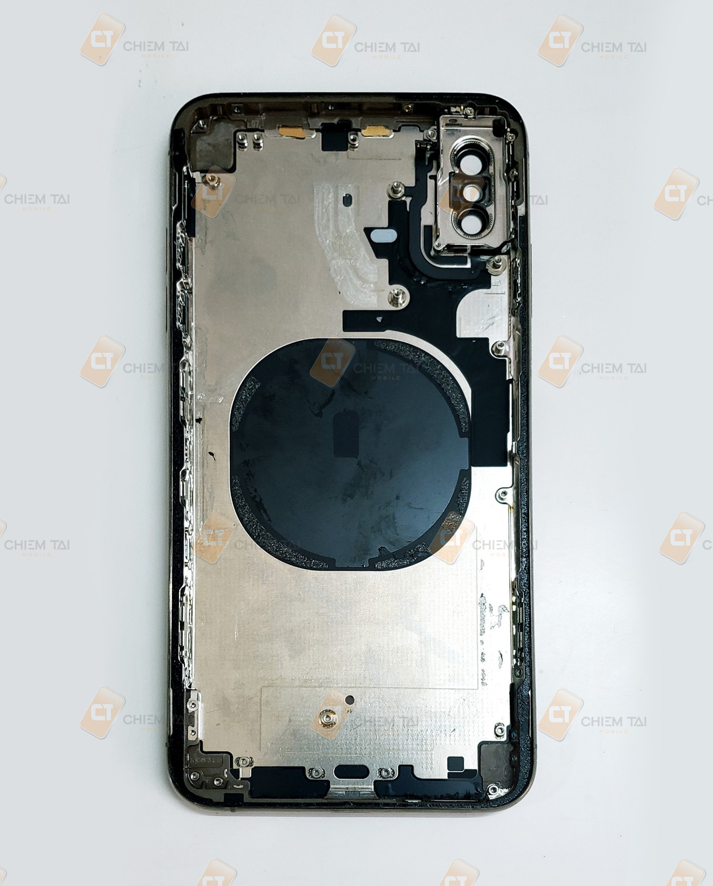 Khung sườn và nắp lưng iPhone XS Max zin tháo máy (màu đen, trắng, vàng)