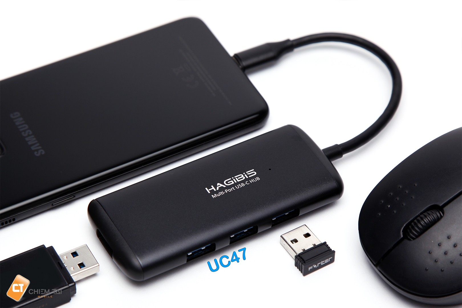 Bộ Hub USB Type-C Multi-port Hagibis (UC47/UC46/UC45-PD)